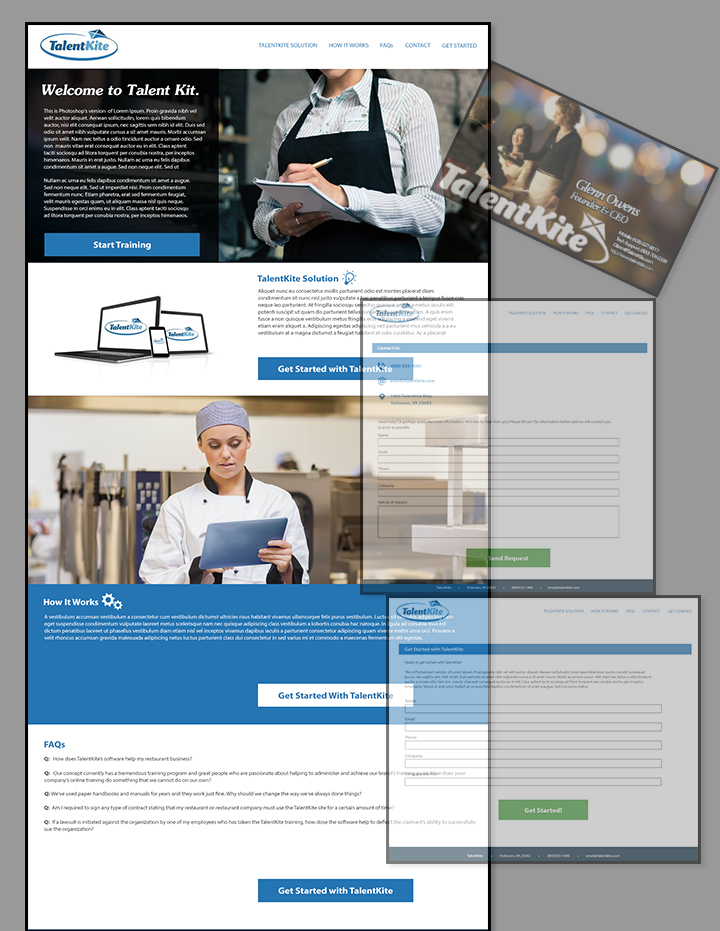 Website & Business Card Design